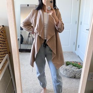 H&M Drapey Trench Coat (us 0)